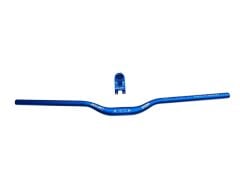 Bisiklet Alüminyum Direksiyon golden Kısa 40mm Gidon Boğaz Set 78 cm Yedek Parçası Mavi Renk