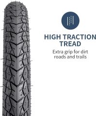 26x1.75 5mm Zırhlı patlamaz Lastik seti ön arka iç dış