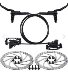 Bisiklet Hidrolik Disk Fren Seti Alüminyum Ön Arka (HİDROLİK DİSK FREN SETİ) Disk Fren Takım