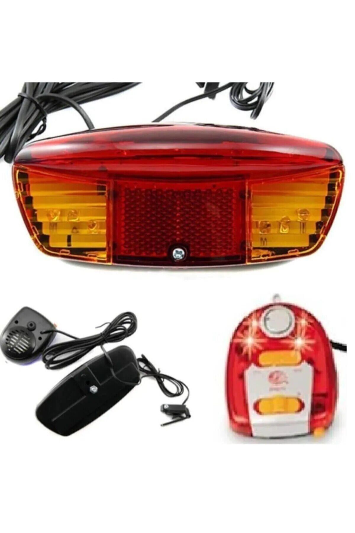 Bisiklet Korna Sinyal Sıralı Stop Fren Lambası - EGC-123