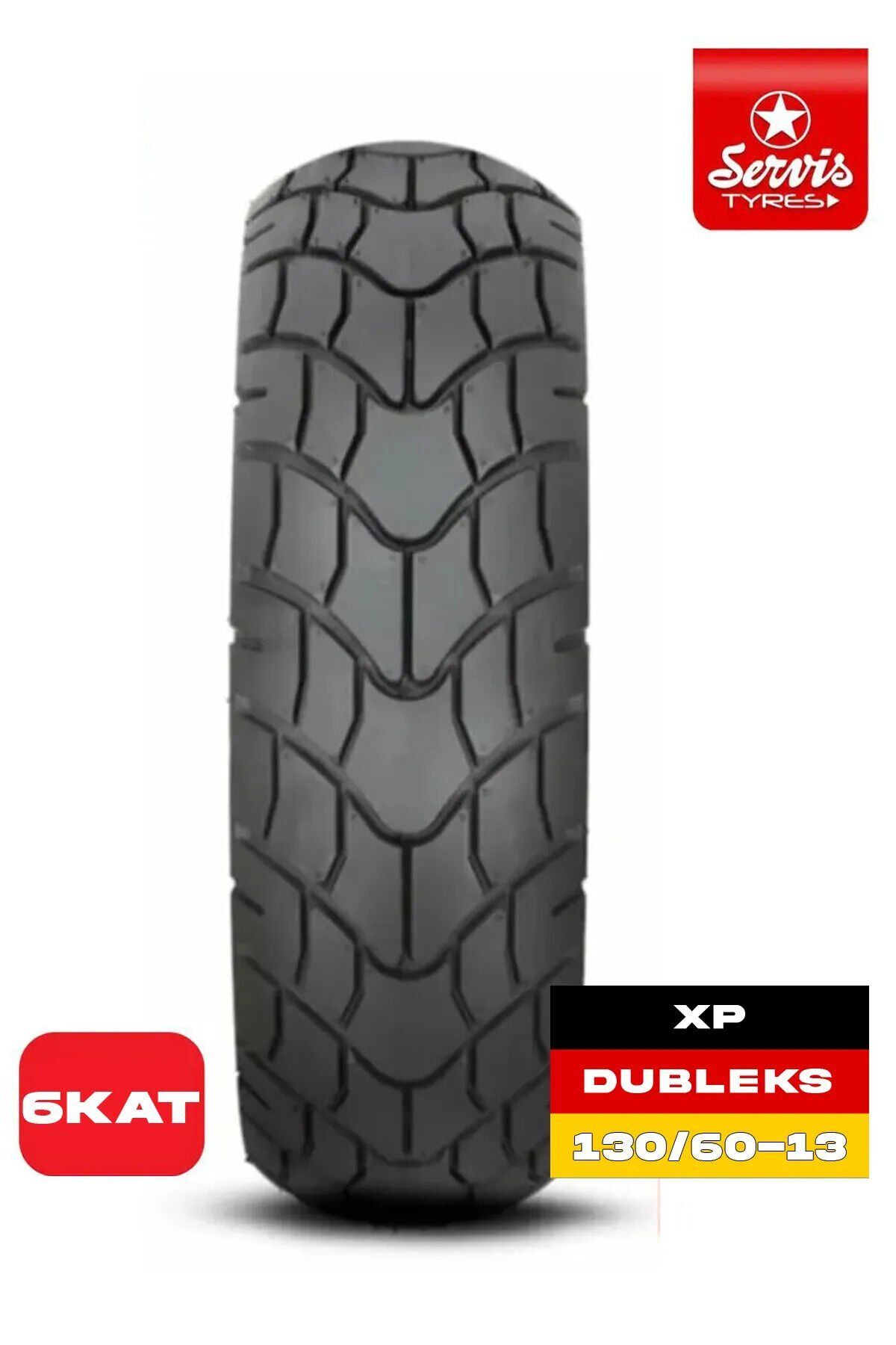 130/60-13 Dublex Dış Lastik 6 Kat Xp
