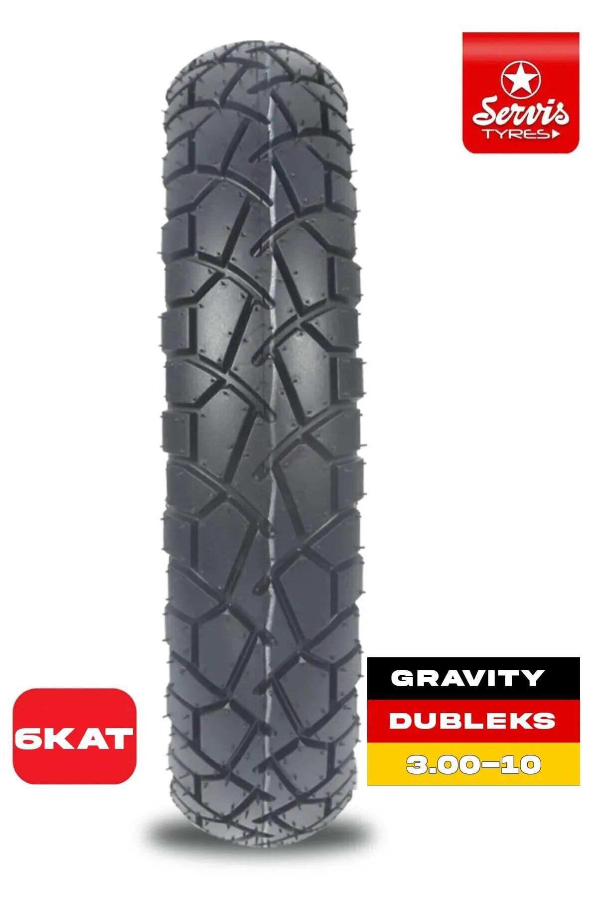 3.00/10 Dış Lastik Dublex Gravity 6 Kat