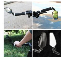 BİSİKLET SCOOTER E-BIKE GENİŞ AÇILI AYNA GİDON SONU FONKSİYONEL (adet fiyatı)