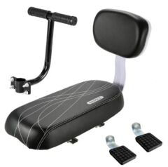 Bisiklet Arka Çocuk Koltuğu Sırt Dayamalı (Basamaklı - Gidonlu) Bagaj Koltuğu (BAGAJ DAHİL DEĞİL)