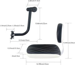 Bisiklet Arka Çocuk Koltuğu Sırt Dayamalı   (Gidonlu) Bagaj Koltuğu (BAGAJ DAHİL DEĞİL)