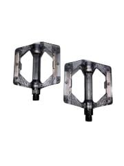 BİSİKLET PLATFORM PEDAL ÇİVİLİ TRANSPARAN SİYAH ŞEFFAF