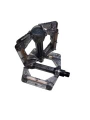 BİSİKLET PLATFORM PEDAL ÇİVİLİ TRANSPARAN SİYAH ŞEFFAF