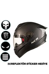 Rapid Kapalı Kask (Ece Belgeli) Mat Siyah