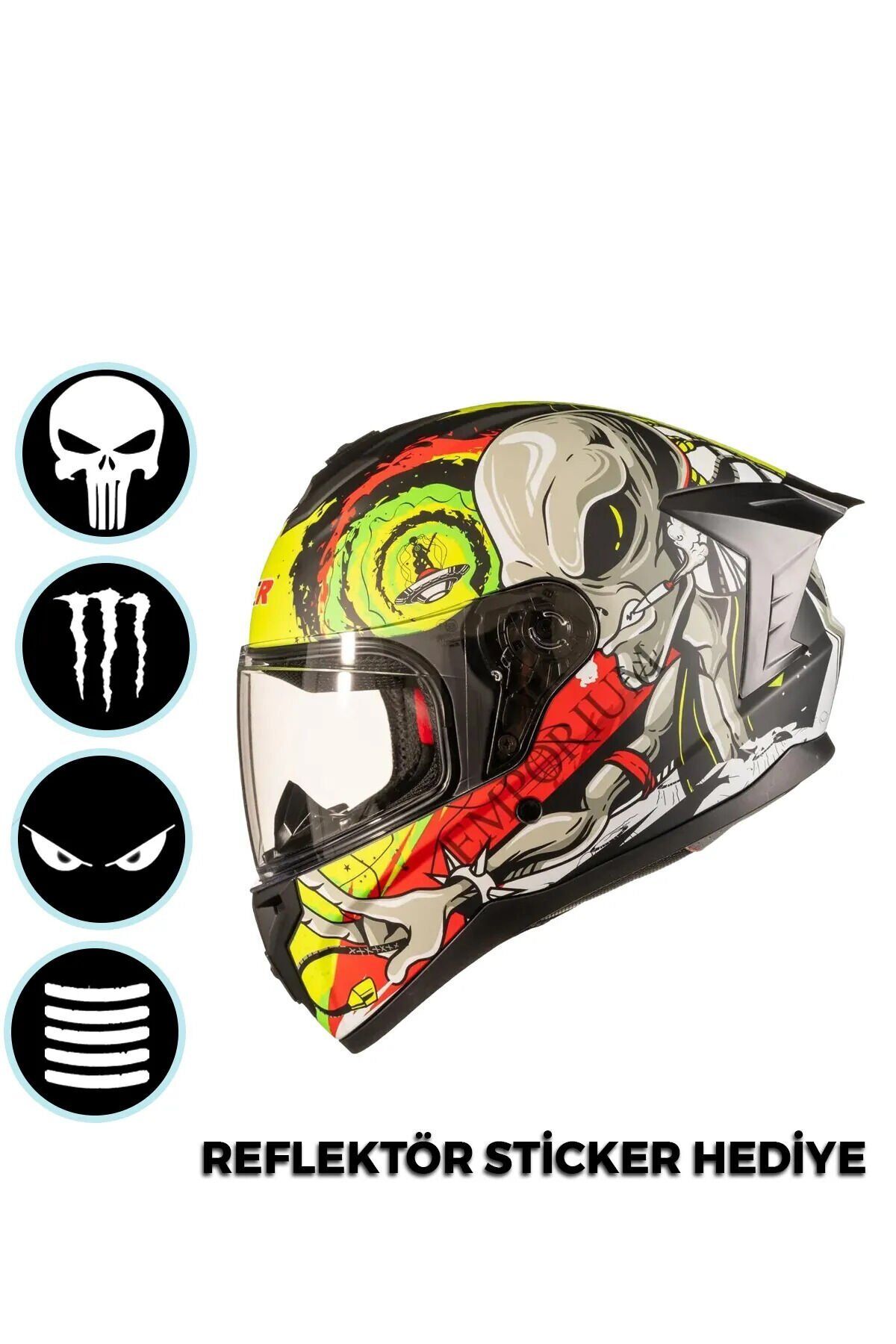 Rapid Kapalı Kask (ECE BELGELİ)