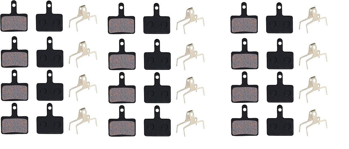 12 Set Bisiklet Hidrolik Mekanik Disk Kaliper Fren Balatası BP 10 KARE Model Bisiklet Balata