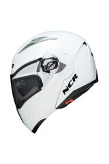 Çene Açılır Kask Vizörlü Ece Belgeli Beyaz