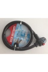 Bisiklet Motor Kilidi Halatlı Kalın Anahtarlı Kilit 15 X 1000 Mm