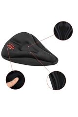 Siyah Bisiklet Jel Sele Kılıfı