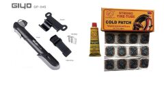 Giyo Bisiklet Pompası GP-04S & 48 li yama seti