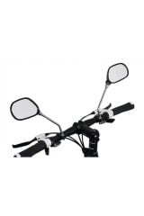 Bisiklet Ve Elektrikli Bisiklet Reflektörlü Ayna Kelepçeli Gidon Aynası 2 adet