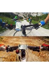 Telefon Tutucu Universal 360° Dönebilen Bisiklet - Motosiklet - Scooter Telefon Tutucu Silikon