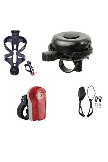 Bisiklet Aydınlatma Ve Aksesuar Seti ( 4 Lü Kombin)