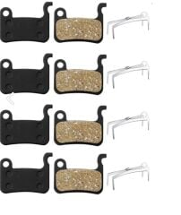 4 Set Bisiklet Hidrolik Mekanik Disk Kaliper Fren Balatası Bisiklet organıc kancalı model