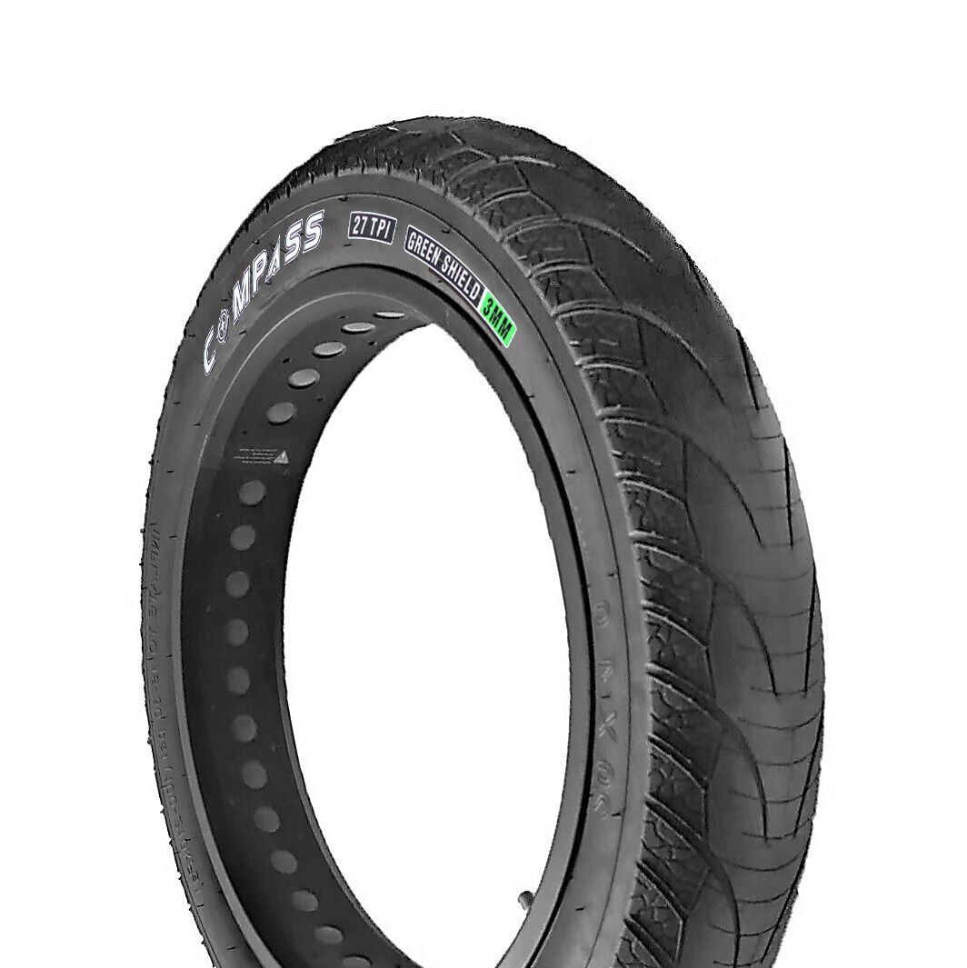 20x4.0 3mm Zırhlı Fat Bike Bisiklet Dış Lastik Siyah yol tipi