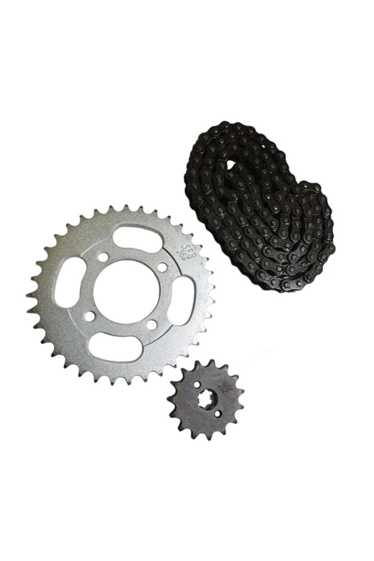 Cg 125 Zincir + Ön Dişli + Arka Dişli Set