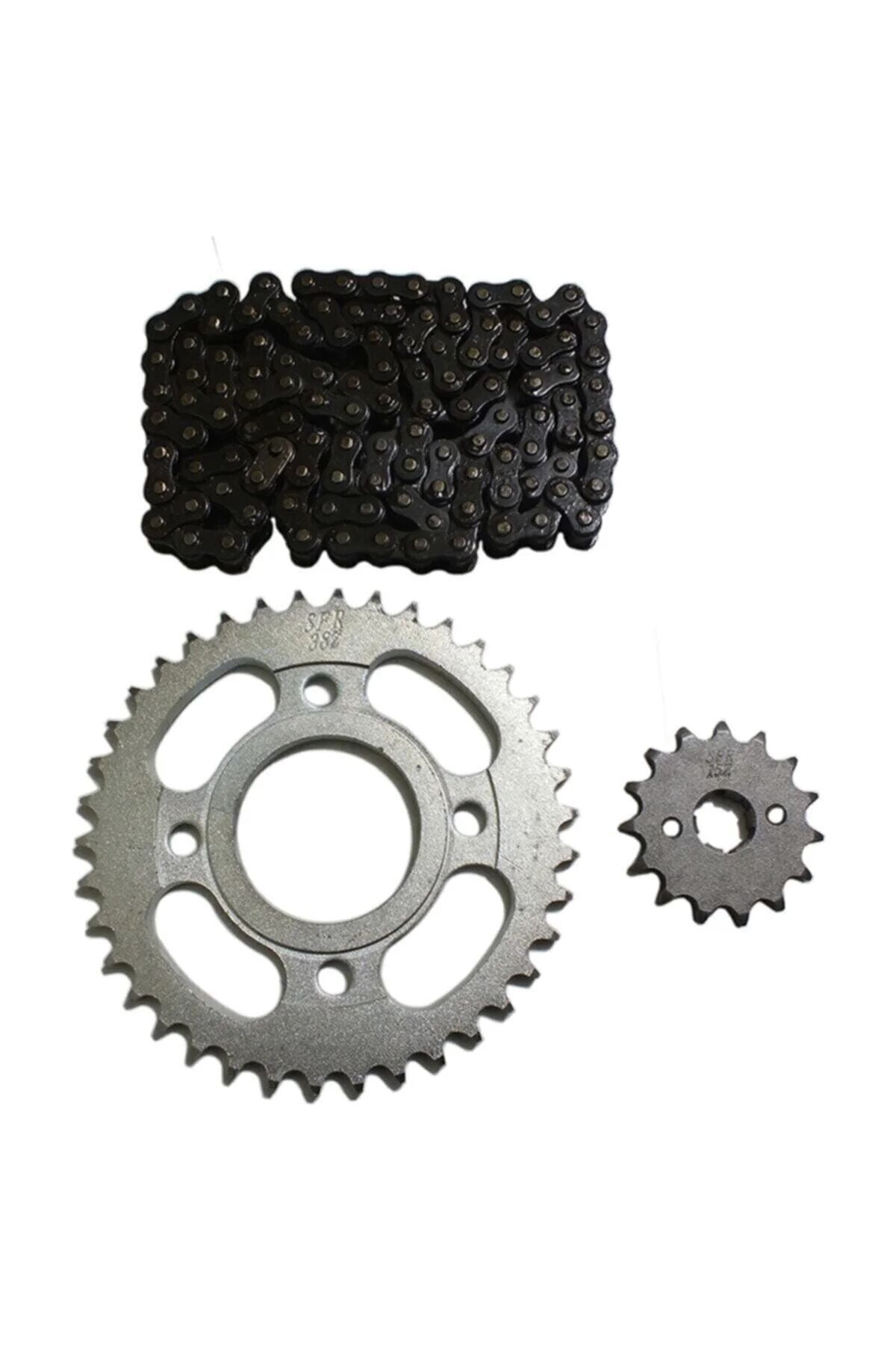 Cg 125 Zincir + Ön Dişli + Arka Dişli Set