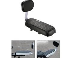 Bisiklet Arka Koltuğu Sele Çocuk ve Yetişkin Için Sırtlıklı Yumuşak Minder Bagaj Koltuğu