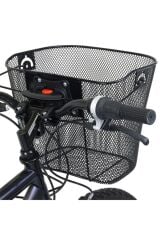 Bisiklet Ön Sepet Kızaklı Dümene Takılan Portatif Model, Bisiklet Gidona Takılan Sepet