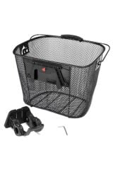 Bisiklet Ön Sepet Kızaklı Dümene Takılan Portatif Model, Bisiklet Gidona Takılan Sepet