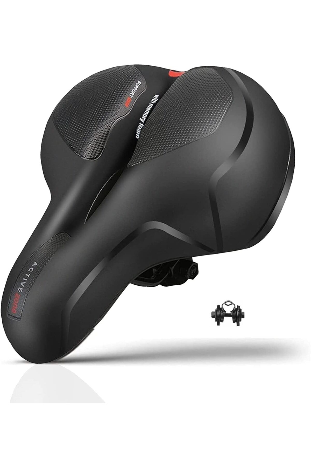 Bisiklet Sele Airzone Hava Kanallı Elastomer Yaylı Soft Doku A Kalite Mavi