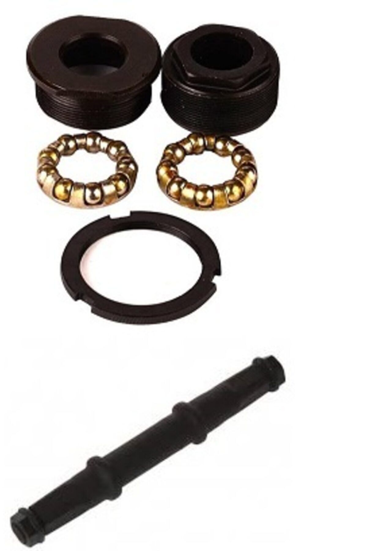 Bisiklet Orta Yatak & Köşeli Mil Set Tam Takım