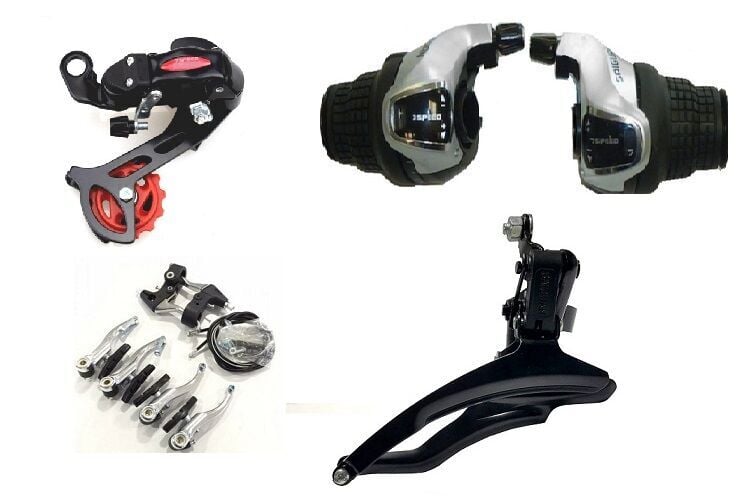 BİSİKLET TX70 FREN VİTES TAKIMI KOMPLE SET (BRAKETSİZ AKTARICILI)