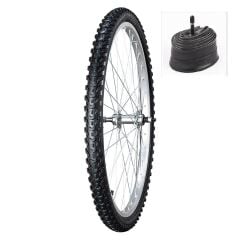 Siyah İç ve  Dış Lastik Seti 26x195