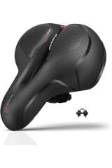 Bisiklet Sele Airzone Hava Kanallı Elastomer Yaylı Soft Doku A Kalite Kırmızı