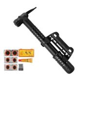 Bisiklet Mini Pompa + Yama Kiti Set