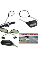 Bisiklet Ayna Kelepçeli Krom Ayaklı Reflektörlü Jy 102 Takım (sağ Sol)