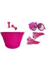 Bisiklet Dekoratif Prenses Set 4 Lü Kombin