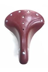 Bisiklet Sele Kösele Inn Kahverengi Krom Yaylı Retro