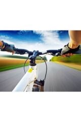 Bisiklet Elcik Yassı Model Gri Siyah Avuç Içi Destekli