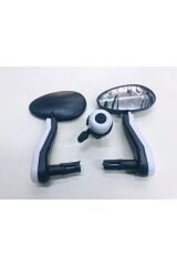 Bisiklet Ayna Zil Seti Fanatik Siyah Beyaz