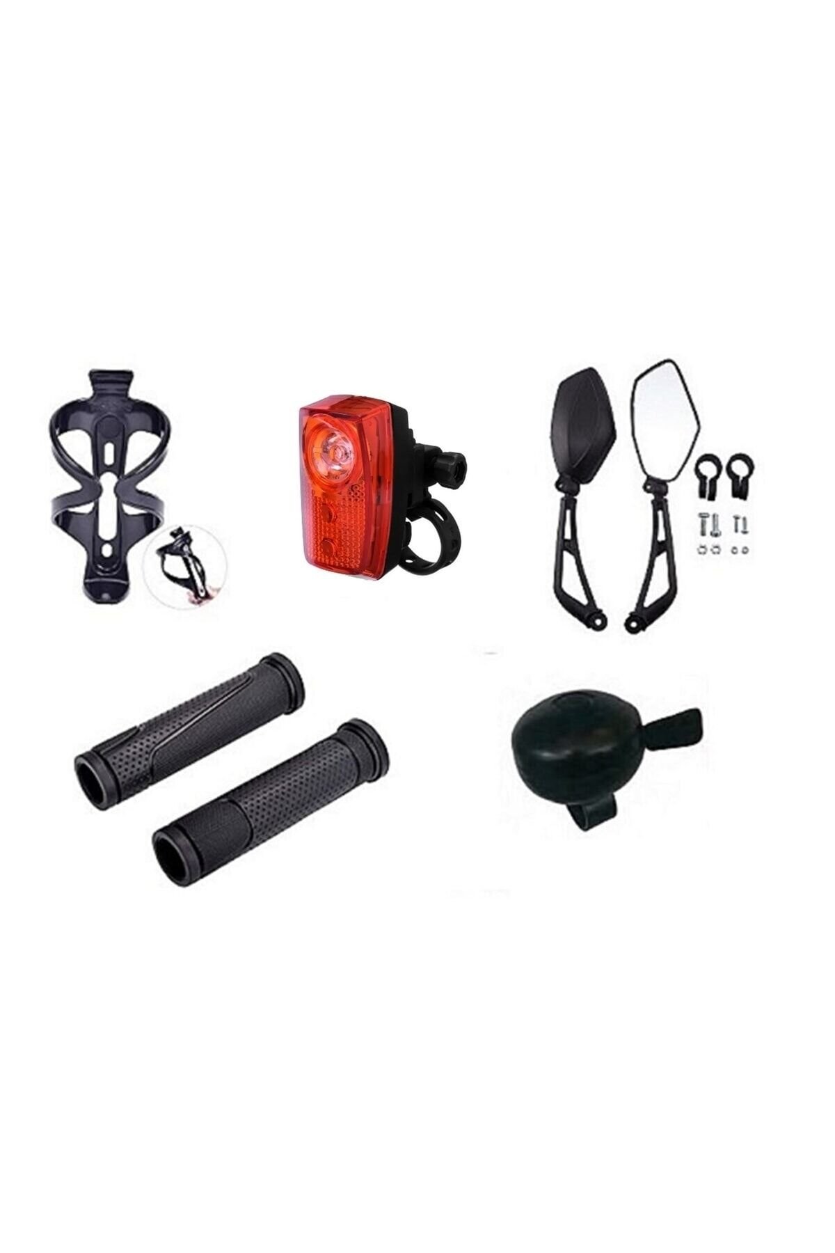 Bisiklet Aksesuar Aydınlatma Seti 5 Li 2022 Kombin