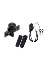 Bisiklet Tın Tın Zil Uyarı Seti 3 Parça ( Zil Ayna Sünger Elcik)