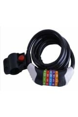 Şifreli Kilit 12*200 Değişebilen Akıllı Şifre ( 5 Şifreli ) Siyah