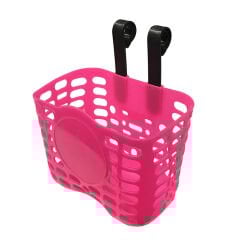 Bisiklet Ön Sepet Plastik Askılı Model 16 - 20 Jant Pembe