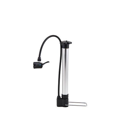 Alüminyum Kısa Katlanır Ayaklı Bisiklet Pompası 32 CM Gri