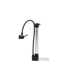 Alüminyum Kısa Katlanır Ayaklı Bisiklet Pompası 32 CM Gri