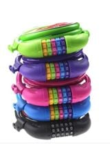 Şifreli Kilit 12*200 Değişebilen Akıllı Şifre ( 5 Şifreli ) Mavi