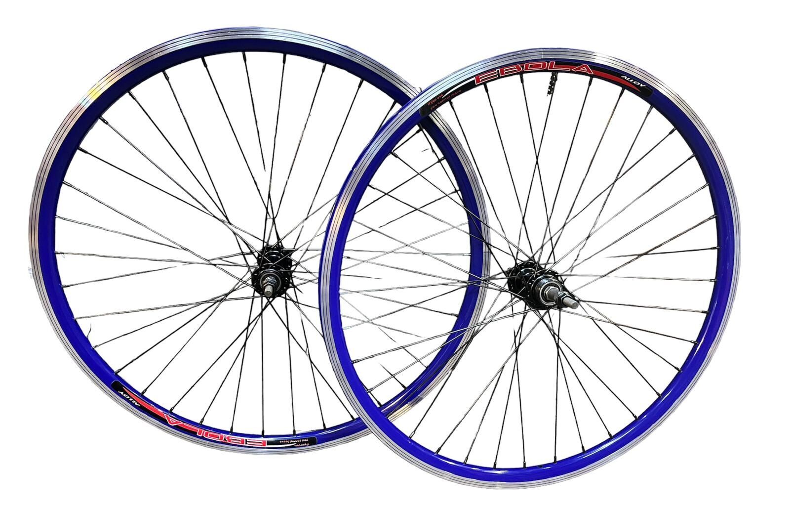 26 çift kat jant mavi rulmanlı göbek siyah tel ön arka jant seti