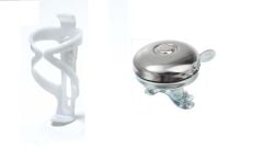 BİSİKLET SULUK KAFES KROM ZİL 2 li set