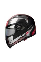 Çene Açılır Kask - Vizörlü Ece Belgeli 13007