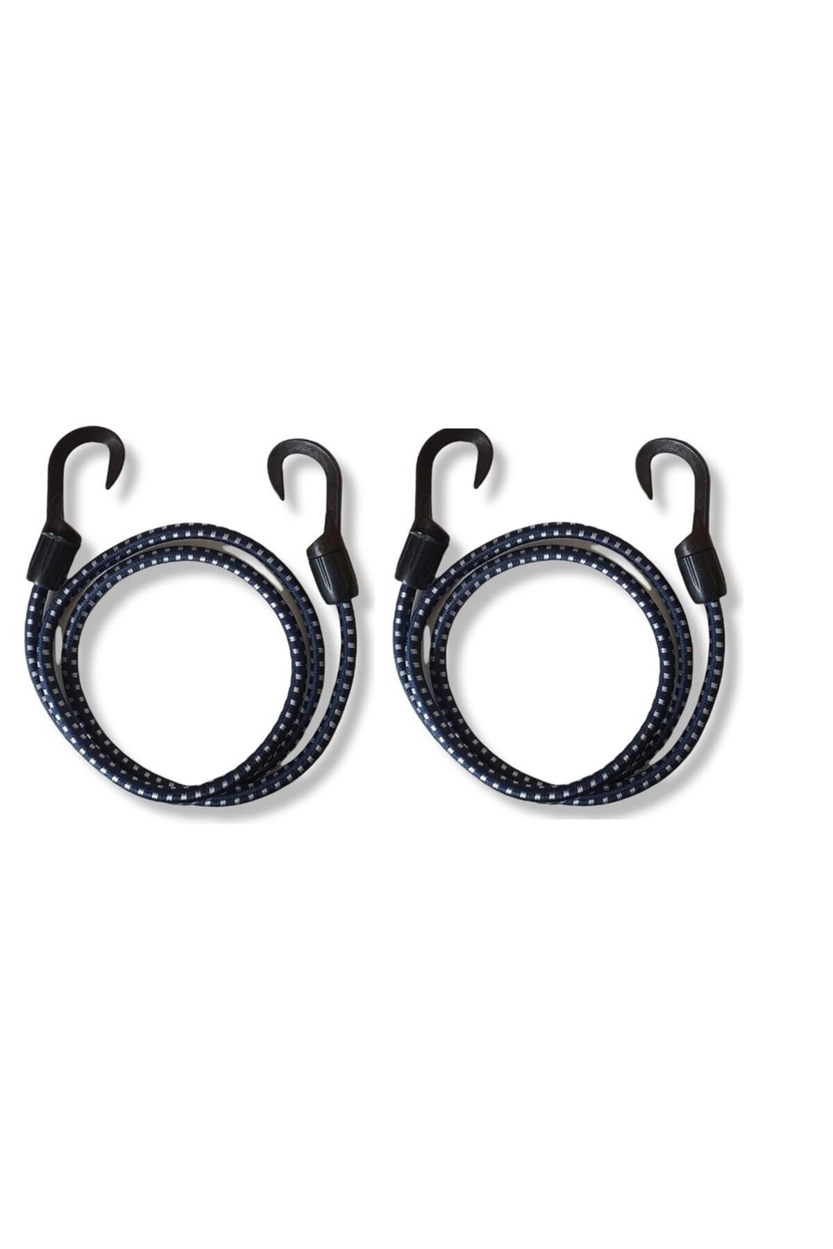 Bisiklet&motorsiklet&otomobil Çok Amaçlı Bagaj Lastiği 8mm 100 Cm Plastik Başlı 2 Li Set